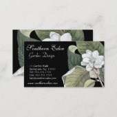 Magnolia Blossom Business Card - Garden Designer (Front/Back)