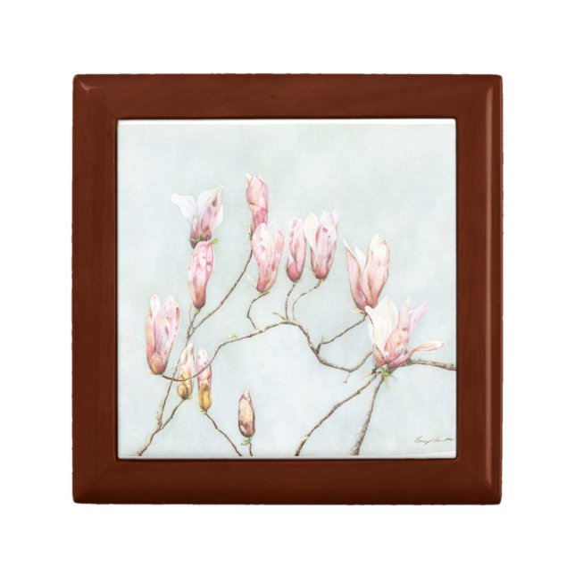 Magnolia Blossom Keepsake Box (Front)