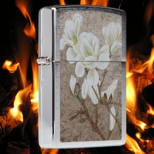 Magnolia Blossom Zippo Lighter