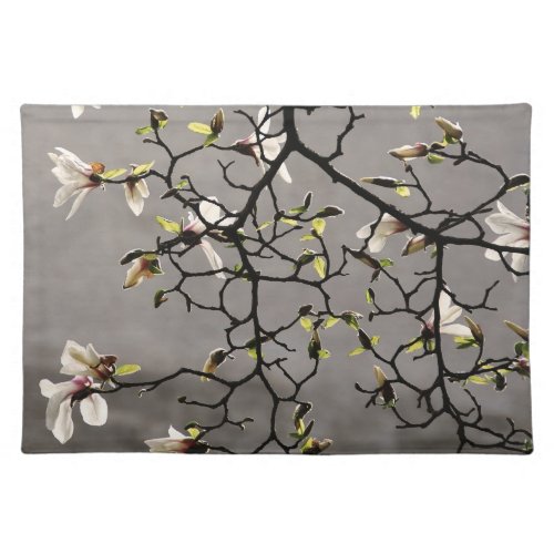 Magnolia Blossoms Cloth Placemat