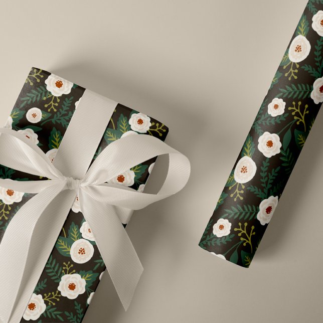 Magnolia Blossoms Floral Wrapping Paper (Creator Uploaded)