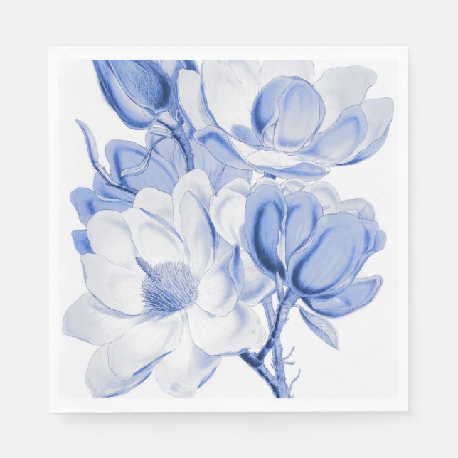 Magnolia Blue Napkins (Front)