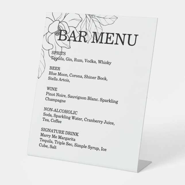 Magnolia Blue Pedestal Sign (Front)