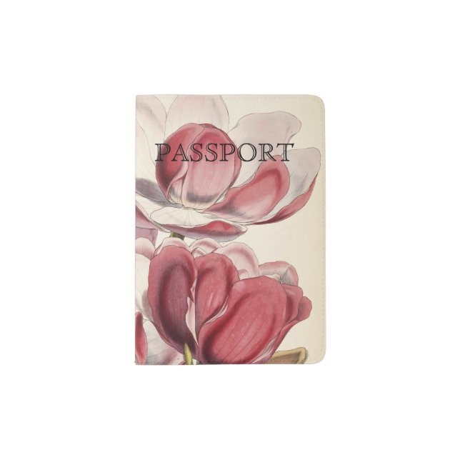 Magnolia - Botanicals Collection Passport Holder (Front)
