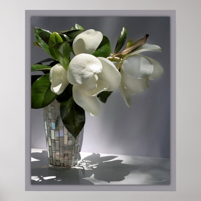 Magnolia Bouquet Print -20x24 -other sizes also (Front)