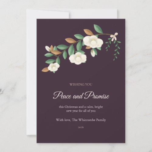 Magnolia Branch Family Christmas Card