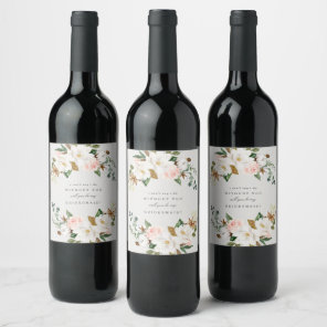 Magnolia  Bridesmaid Proposal Wine Label