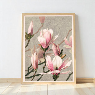 Magnolia by L. Prang Poster