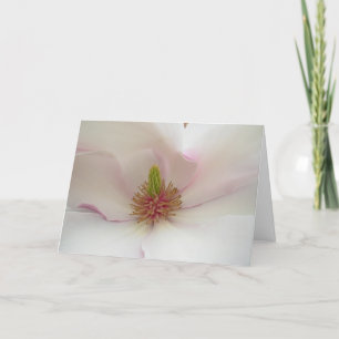 Magnolia Card White Blossom Card Personalize