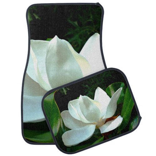 Magnolia Closeup Car Floor Mat