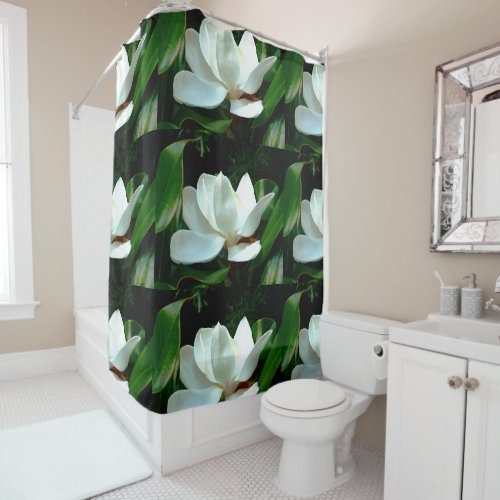 Magnolia Closeup Shower Curtain