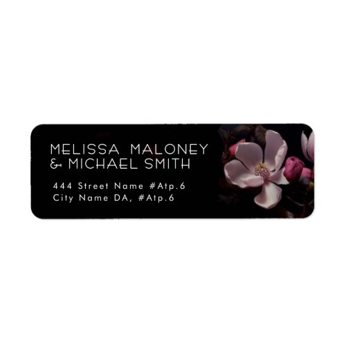 Magnolia Dark Moody |  Wedding Label