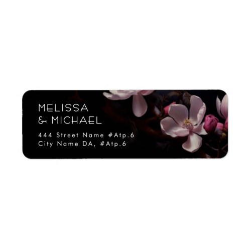 Magnolia Dark Moody |  Wedding Label