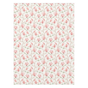 Magnolia Drift Soft Pink Tablecloth