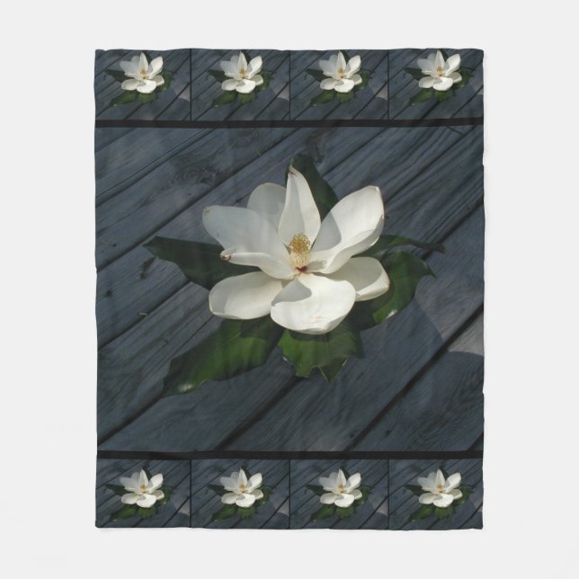 Magnolia Fleece Blanket (Front)