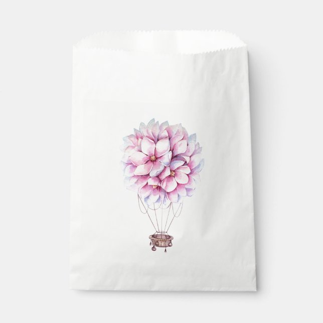 Magnolia Floral Favor Bag (Front)