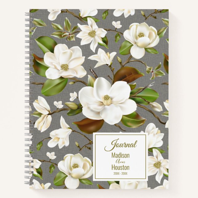 Magnolia Floral Journal (Front)