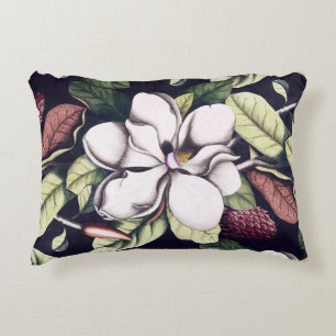 Magnolia Flower  Accent Pillow