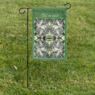 Magnolia Flower Blossoms Abstract Personalized Garden Flag