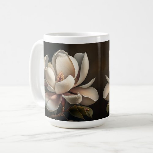 Magnolia Flower Coffee Mug