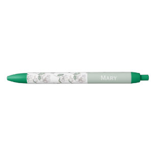 Magnolia Flower Custom Name Pen
