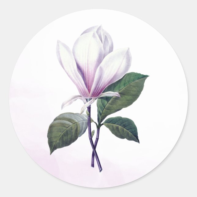 Magnolia Flower Seal Stickers (Front)
