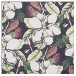 Magnolia Flowers Pattern Fabric
