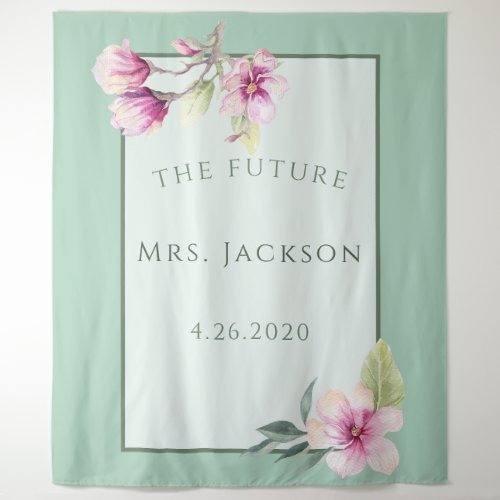 Magnolia Future MrsBridal Shower Photo Backdrop