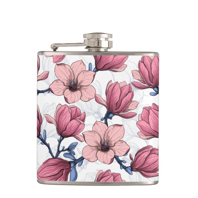 Magnolia garden 2 flask (Front)