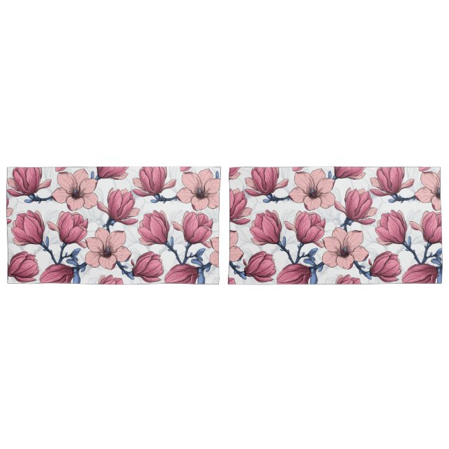 Magnolia garden 2 pillow case (Front-Set)