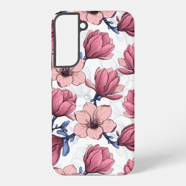 Magnolia garden 2 samsung galaxy case (Back)