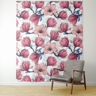 Magnolia garden 2 tapestry