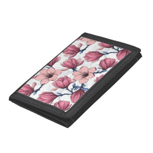 Magnolia garden 2 trifold wallet