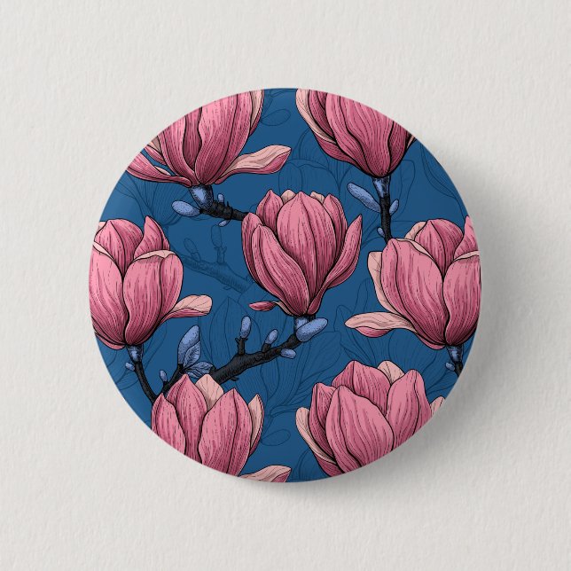 Magnolia garden button (Front)