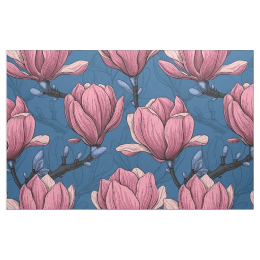 Magnolia garden fabric