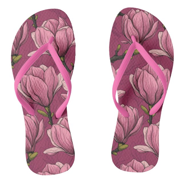 Magnolia garden flip flops (Footbed)
