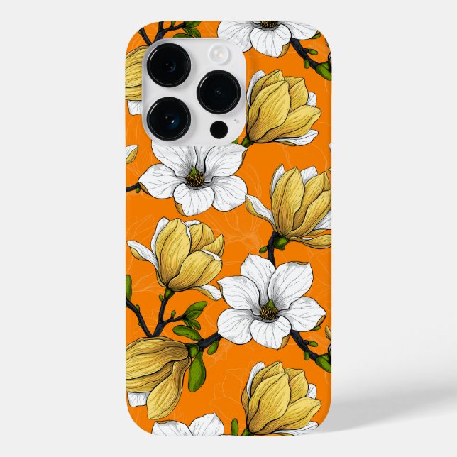 Magnolia garden in yellow Case-Mate iPhone case (Back)