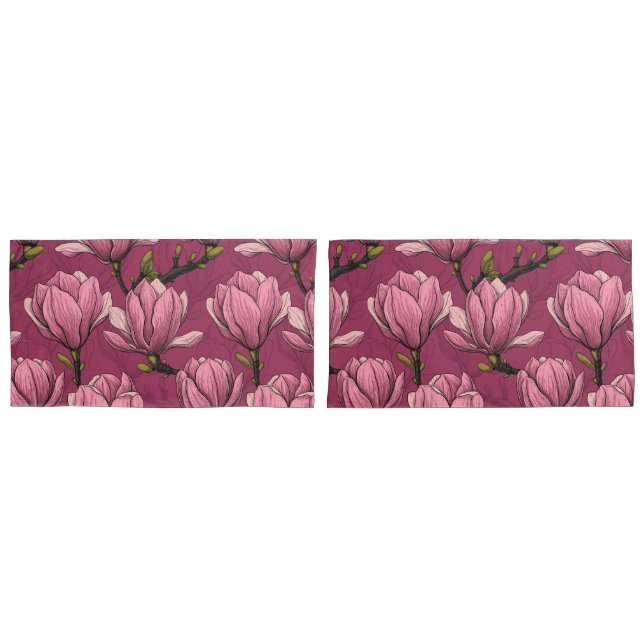 Magnolia garden pillow case (Front-Set)