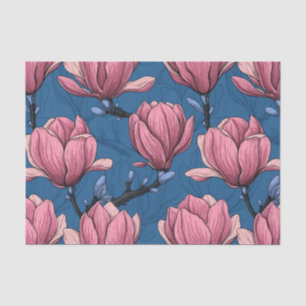 Magnolia garden tissue paper