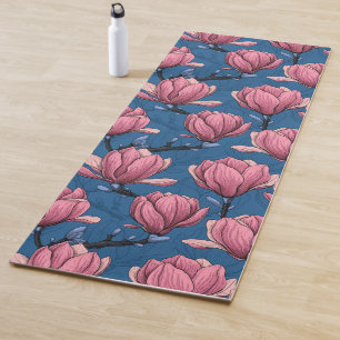 Magnolia garden yoga mat