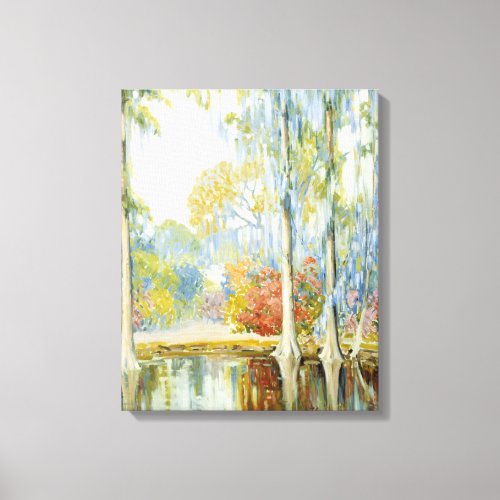 Magnolia Gardens  Alfred Hutty Canvas Print