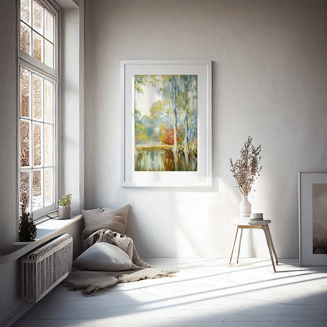 Magnolia Gardens | Alfred Hutty Framed Art (Creator Uploaded)