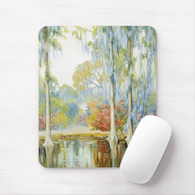 Magnolia Gardens | Alfred Hutty Mouse Pad (With Mouse)