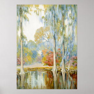 Magnolia Gardens by Alfred Hutty Poster