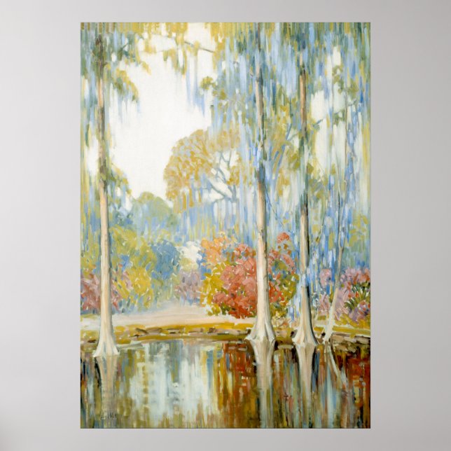 Magnolia Gardens by Alfred Hutty Poster (Front)