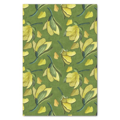 Magnolia golden   tissue paper