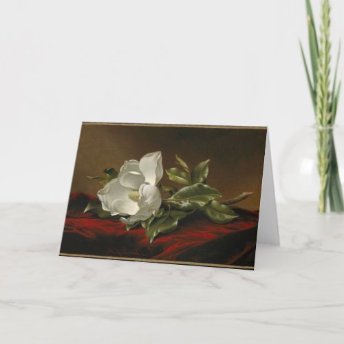 Magnolia Grandiflora by Martin J Heade Thank You Card