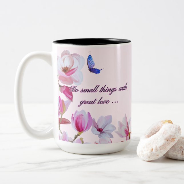 Magnolia Great Love Two-Tone Coffee Mug (With Donut)
