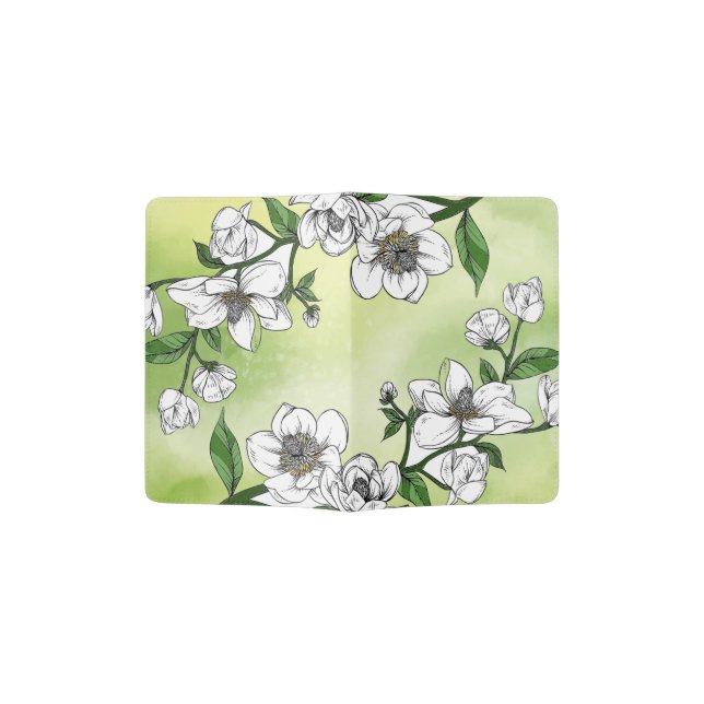 Magnolia Green Passport Holder (Opened)