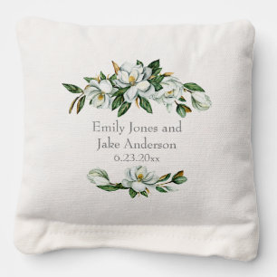 Magnolia Greenery Bridal Shower Cornhole Bags